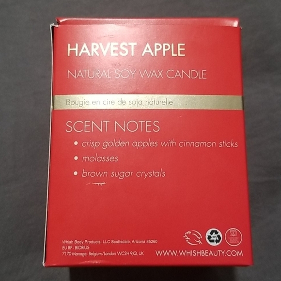 💕WHISH💕 Natural Soy Wax Candle ~ Harvest Apple NWT - Picture 4 of 11
